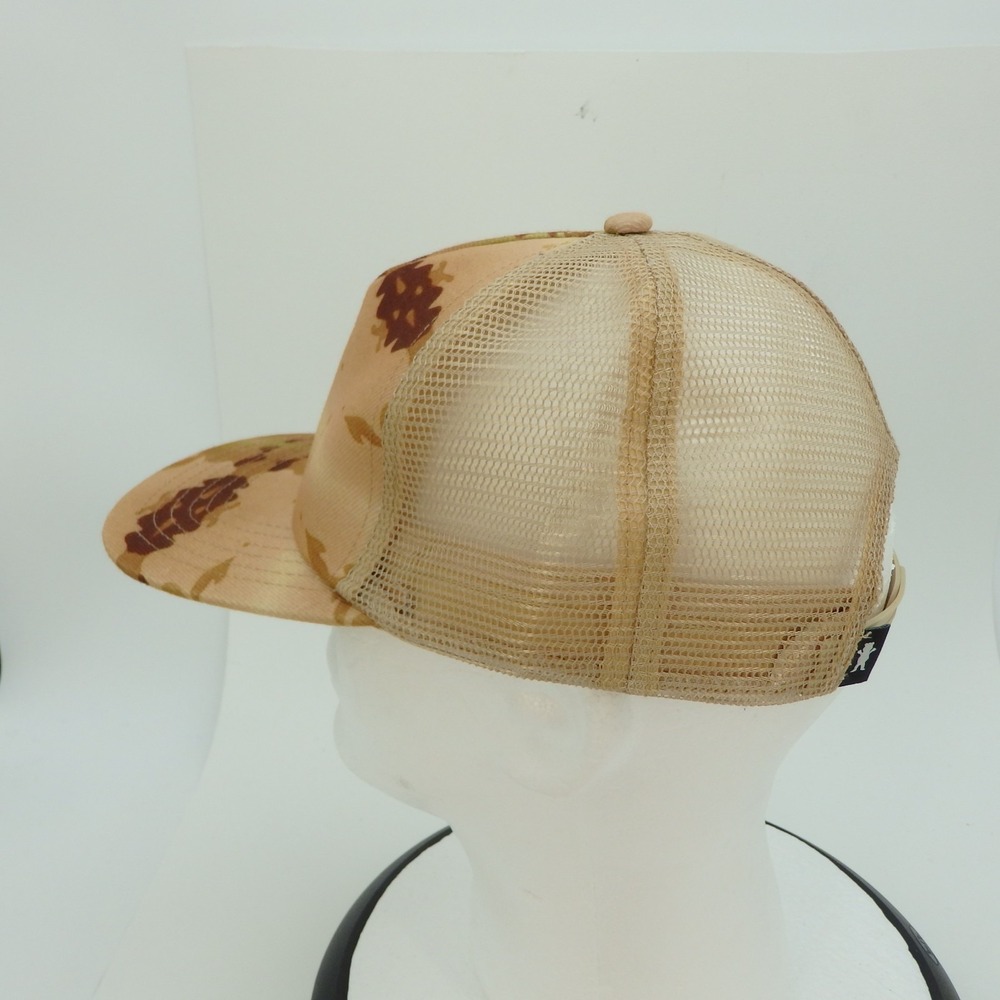 Grizzly Griptape Company Trucker Style Snapback Unisex Hat Sand Camouflage NWOT - Picture 3 of 12